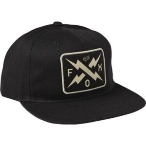 Fox Racing Black Cap with Logo Patch